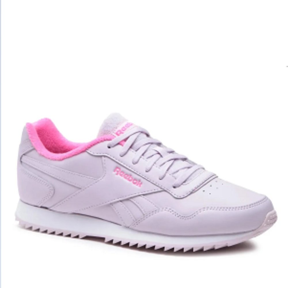 Reebok Women's Glow White Pink Royal Glide Ripple Shoes W 6.5 us GW0776
